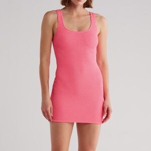 GOOD AMERICAN NWT always fits coverup mini dress size 3/4 pink swim cover